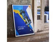 Automobilist Posters | Williams Racing - Nicholas Latifi - 2021 | Limited Edition 5