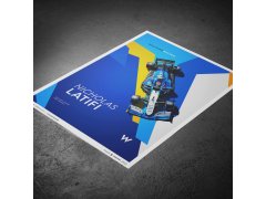 Automobilist Posters | Williams Racing - Nicholas Latifi - 2021 | Limited Edition 6