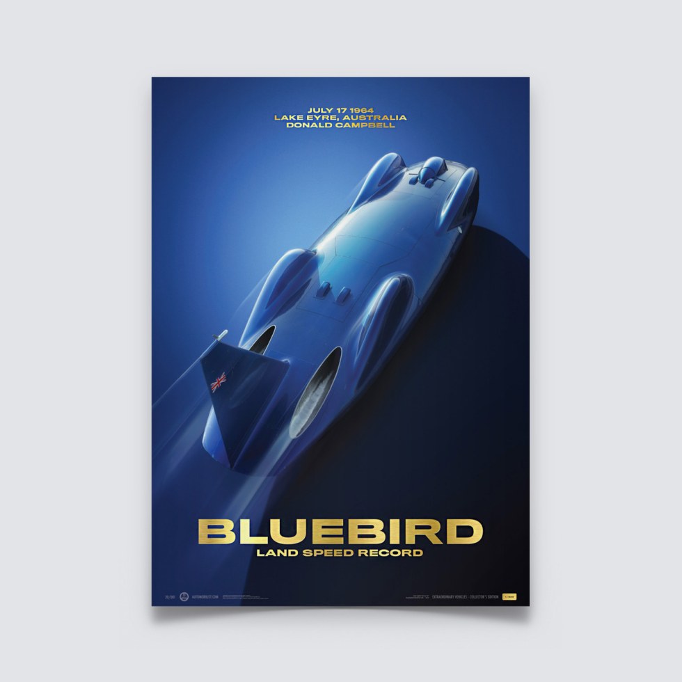 Bluebird - Donald Campbell - 1964 | Collectors Edition - Plakáty Collector´s Edition