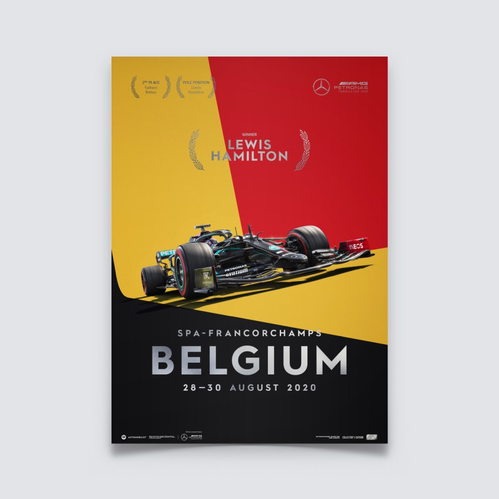 Mercedes-AMG Petronas F1 Team - Belgium 2020 - Lewis Hamilton | Collectors Edition