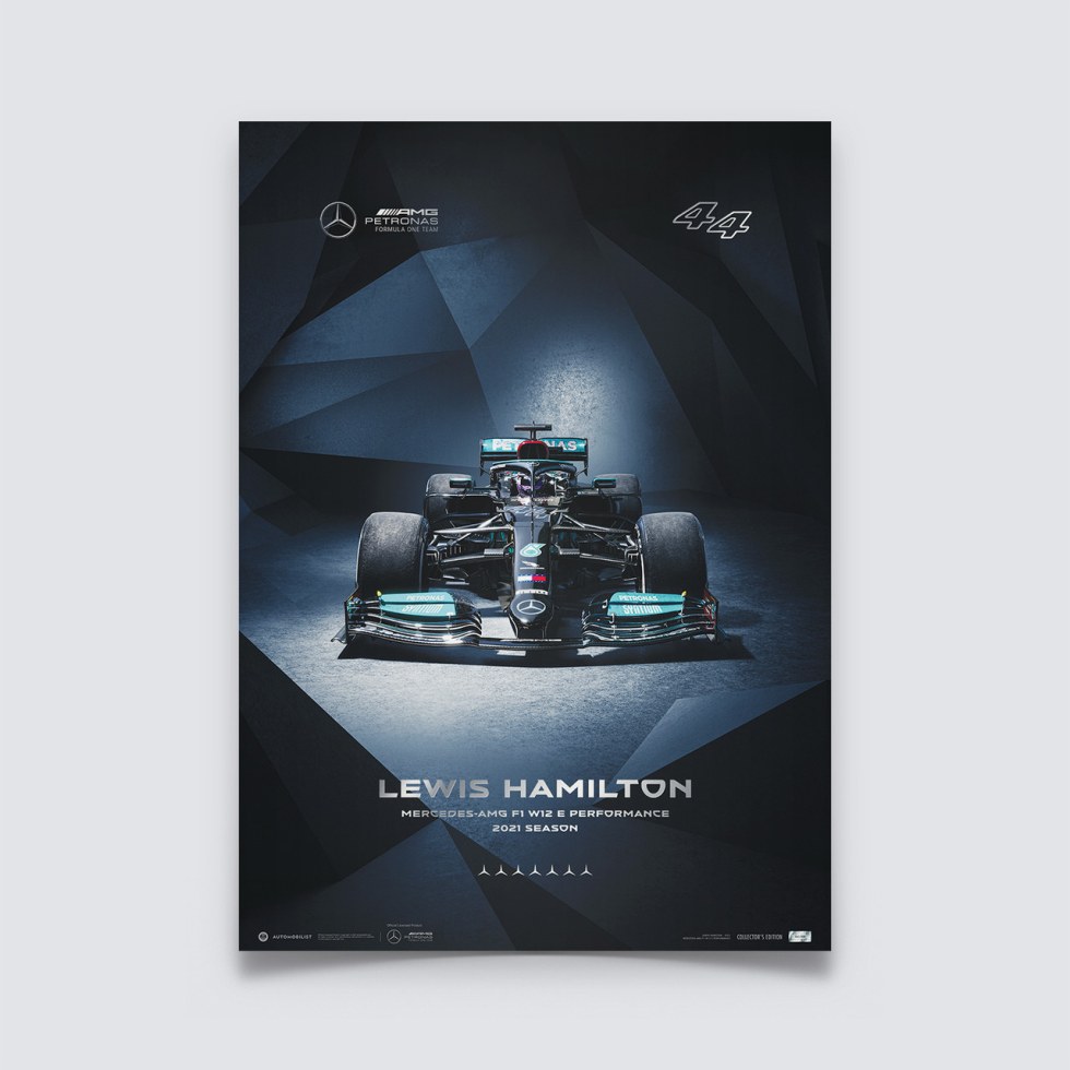 Mercedes-AMG Petronas F1 Team - Lewis Hamilton - 2021 | Collector’s Edition - Plakáty Collector´s Edition