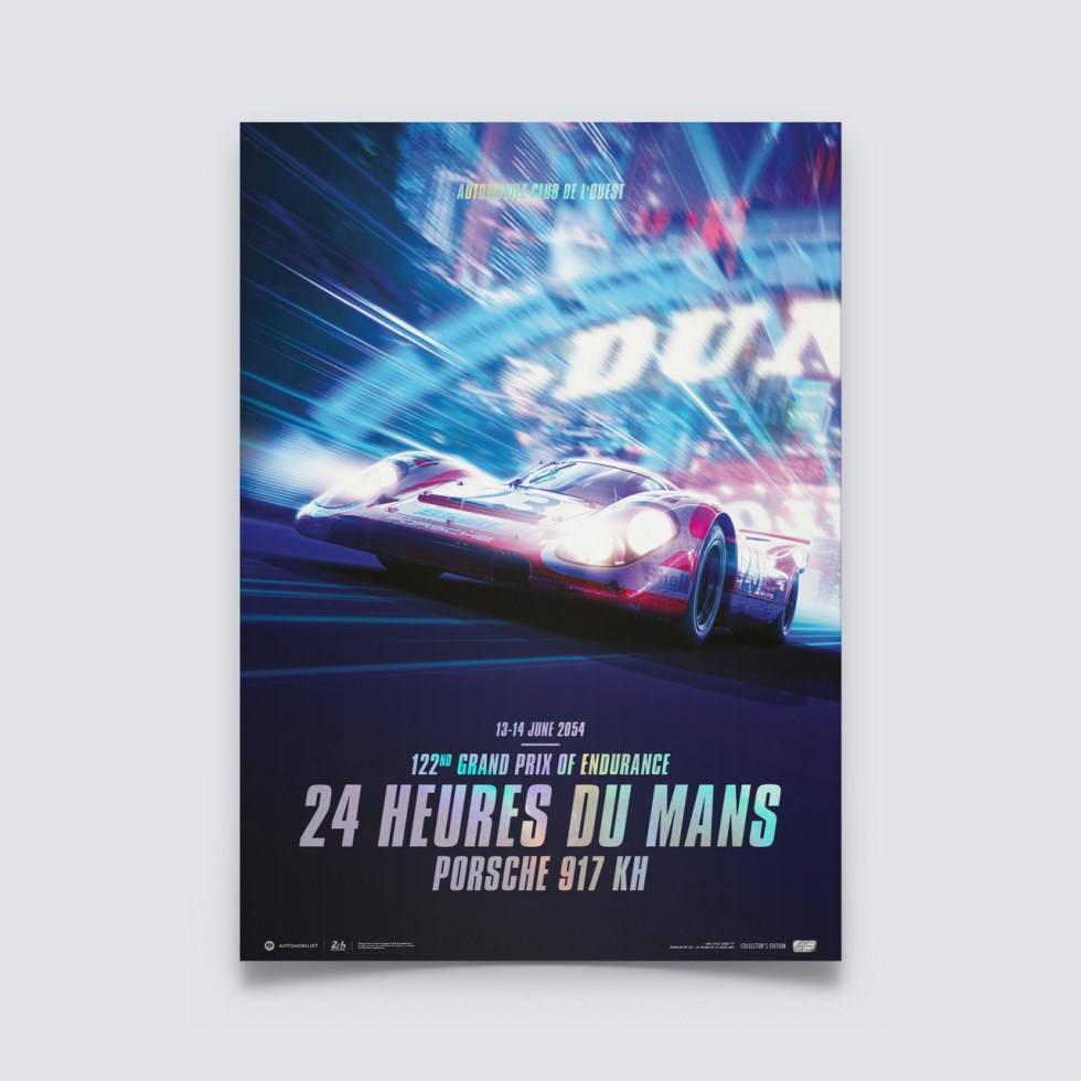 Porsche 917 KH - Future - 24h Le Mans - 2054 | Collectors Edition - Plakáty Collector´s Edition