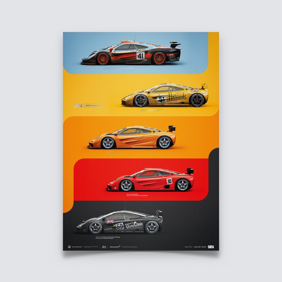 McLaren F1 GTR - Family | Collectors Edition - Plakáty Collector´s Edition