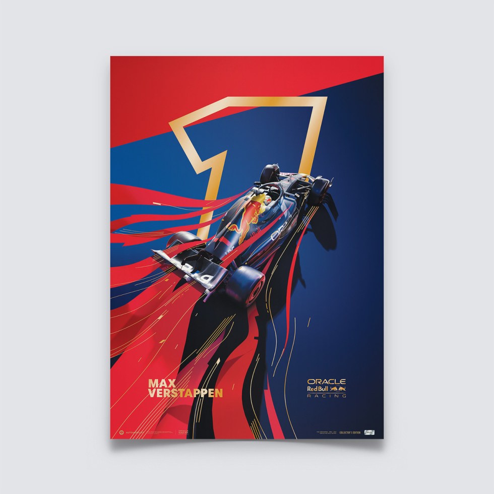 Automobilist Posters | Oracle Red Bull Racing - Max Verstappen - 2022 | Collector´s Edition