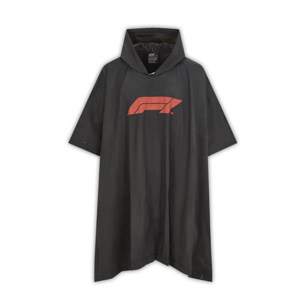Formula 1 F1 pončo do deště černé - Formula 1 Merchandise