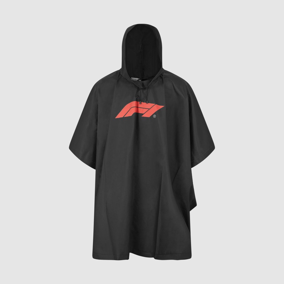 Formula 1 F1 pončo do deště černé - Formula 1 Merchandise