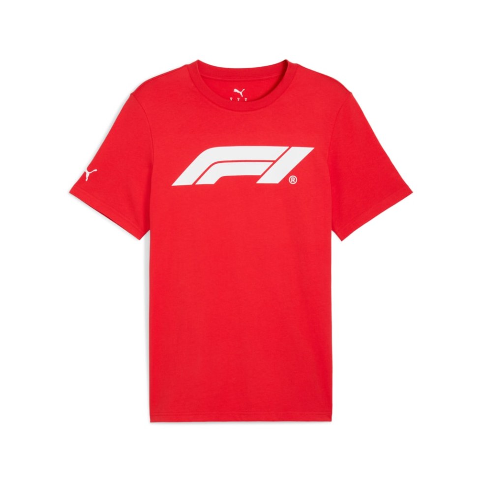 Formula 1 F1 pánské tričko ESS Logo - Puma červené - Formula 1 trička