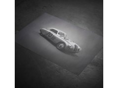 Automobilist Posters | BMW 328 - Colours of Speed - Mille Miglia - 1940 - Silver | Unlimited Edition 3