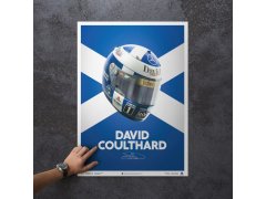 Automobilist Posters | David Coulthard - Helmet - 2000 | Unlimited Edition 4