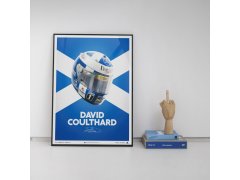 Automobilist Posters | David Coulthard - Helmet - 2000 | Unlimited Edition 5