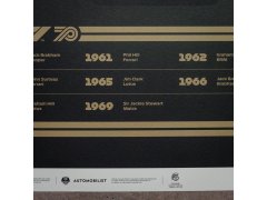 Automobilist Posters | Formula 1® - Decades - Team Lotus - 1960s | Limited Edition 8