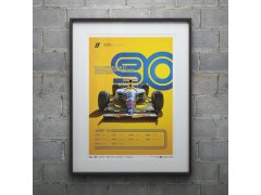 Automobilist Posters | Formula 1® - Decades - Williams - 1990s | Limited Edition 2
