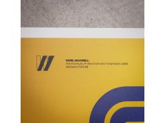Automobilist Posters | Formula 1® - Decades - Williams - 1990s | Limited Edition 5