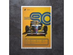 Automobilist Posters | Formula 1® - Decades - Williams - 1990s | Limited Edition 10