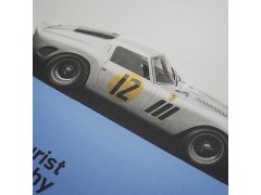 Automobilist Posters | Ferrari 250 GTO - Goodwood TT - 1963 - White | Limited Edition 4
