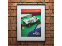 Automobilist Posters | Ferrari 412P - Kyalami 9 Hour - 1967 - Green | Limited Edition 2