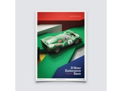 Automobilist Posters | Ferrari 412P - Kyalami 9 Hour - 1967 - Green | Limited Edition