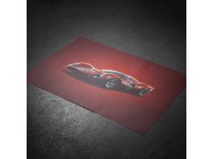 Automobilist Posters | Ferrari 412P - Colours of Speed - Daytona - 1967 - Red | Unlimited Edition 3