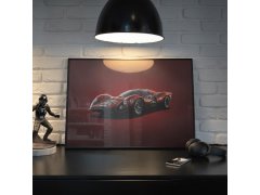 Automobilist Posters | Ferrari 412P - Colours of Speed - Daytona - 1967 - Red | Unlimited Edition 6