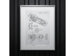 Automobilist Posters | Giorgio Piola - Technical Drawings - Tyrrell P34B - 1977 | Unlimited Edition 2