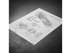 Automobilist Posters | Giorgio Piola - Technical Drawings - Tyrrell P34B - 1977 | Unlimited Edition 4