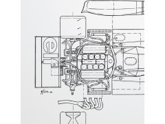 Automobilist Posters | Giorgio Piola - Technical Drawings - Tyrrell P34B - 1977 | Unlimited Edition 7