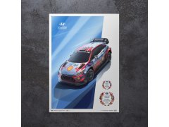 Automobilist Posters | Hyundai Motorsport - WRC Manufacturers’ Champions - 2019 & 2020* | Limited Edition 5