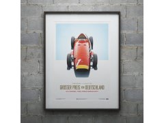 Automobilist Posters | Maserati 250F - Juan Manuel Fangio - German GP - Red | Limited Edition 2