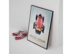 Automobilist Posters | Maserati 250F - Juan Manuel Fangio - German GP - Red | Limited Edition 7
