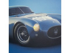 Automobilist Posters | Maserati A6GCS Berlinetta - 1954 - Blue | Limited Edition 6