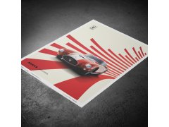 Automobilist Posters | Maserati A6GCS Berlinetta - 1954 - Red | Limited Edition 3