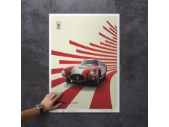 Automobilist Posters | Maserati A6GCS Berlinetta - 1954 - Red | Limited Edition 4
