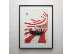 Automobilist Posters | Maserati A6GCS Berlinetta - 1954 - Red | Limited Edition 2