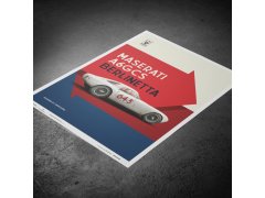 Automobilist Posters | Maserati A6GCS Berlinetta - 1954 - White | Limited Edition 3