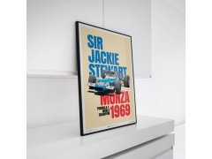 Automobilist Posters | Matra MS80 - Sir Jackie Stewart - Monza Victory - 1969 | Unlimited Edition 5