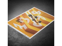 Automobilist Posters | McLaren - Bruce McLaren Special - Spa-Francorchamps - 1968 - Papaya Orange | Limited Edition 5