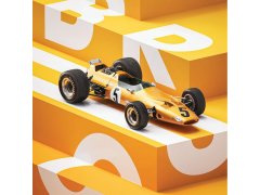 Automobilist Posters | McLaren - Bruce McLaren Special - Spa-Francorchamps - 1968 - Papaya Orange | Limited Edition 6