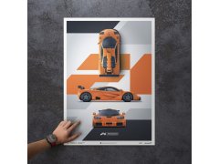 Automobilist Posters | McLaren F1 LM - Papaya Orange | Unlimited Edition 4