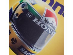 Automobilist Posters | McLaren MP4/4 - Ayrton Senna - Helmet - San Marino GP - 1988 | Unlimited Edition 4