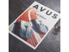 Automobilist Posters | Mercedes-Benz & Auto Union - Avus - 1937 - Silver | Unlimited Edition 3