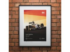Automobilist Posters | Mercedes-AMG Petronas Motorsport - Lewis Hamilton - 2014 | Limited Edition 2