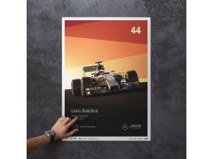 Automobilist Posters | Mercedes-AMG Petronas Motorsport - Lewis Hamilton - 2014 | Limited Edition 4