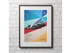 Automobilist Posters | Mercedes-AMG Petronas Motorsport - Nico Rosberg - 2014 | Limited Edition 2