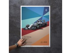 Automobilist Posters | Mercedes-AMG Petronas Motorsport - Nico Rosberg - 2014 | Limited Edition 4