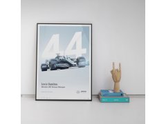 Automobilist Posters | Mercedes-AMG Petronas Motorsport - Lewis Hamilton - 2019 | Limited Edition 6