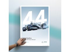 Automobilist Posters | Mercedes-AMG Petronas Motorsport - Lewis Hamilton - 2019 | Limited Edition 8