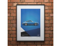 Automobilist Posters | Porsche 911 RS - 1973 - Blue, Limited Edition of 911, 50 x 70 cm 2