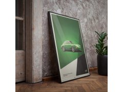 Automobilist Posters | Porsche 911 RS - 1973 - Green, Limited Edition of 911, 50 x 70 cm 7