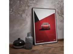 Automobilist Posters | Porsche 911 RS - 1973 - Red, Limited Edition of 911, 50 x 70 cm 6