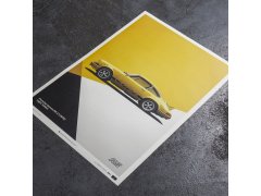 Automobilist Posters | Porsche 911 RS - 1973 - Yellow, Limited Edition of 911, 50 x 70 cm 3